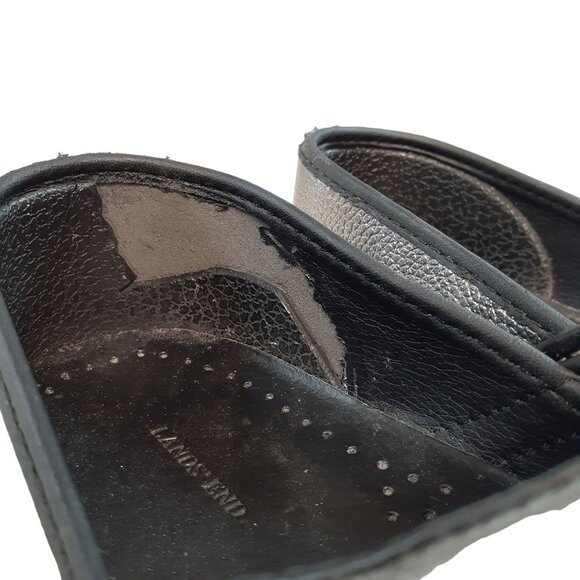 Lands Ends Womens Slip On Round Toe Casual Nursing Clog Shoes Silver Size 9D - Picture 8 of 8